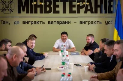Зустріч Віталія Кіма з представниками «Руху ветеранів України» щодо підтримки ветеранів та їхніх сімей
