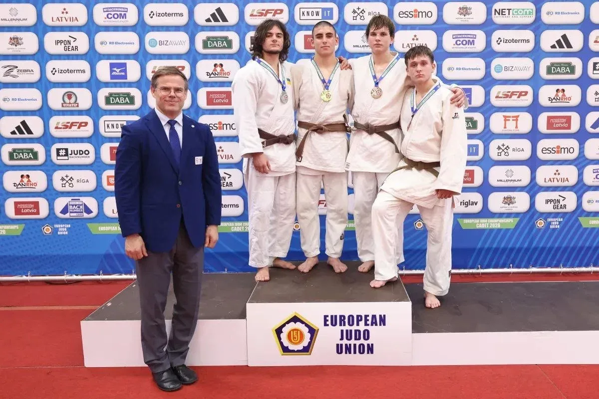 Одеський дзюдоїст Лев Костянтинов виборов срібло Кубка Європи серед кадетів у Ризі