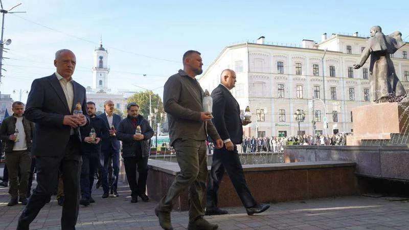 (ФОТО) Як у Чернівцях відзначили День захисників та захисниць України