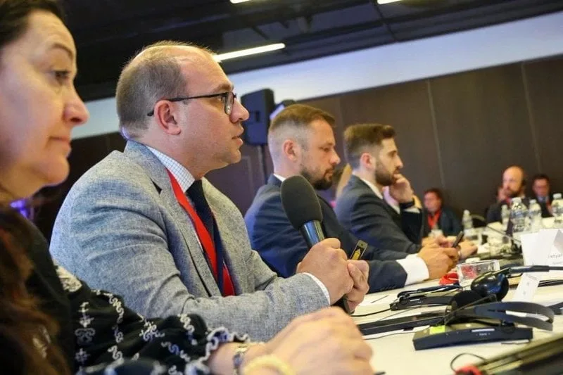 Денис Курбатов під час&nbsp; URC 2026 у Ґданську.