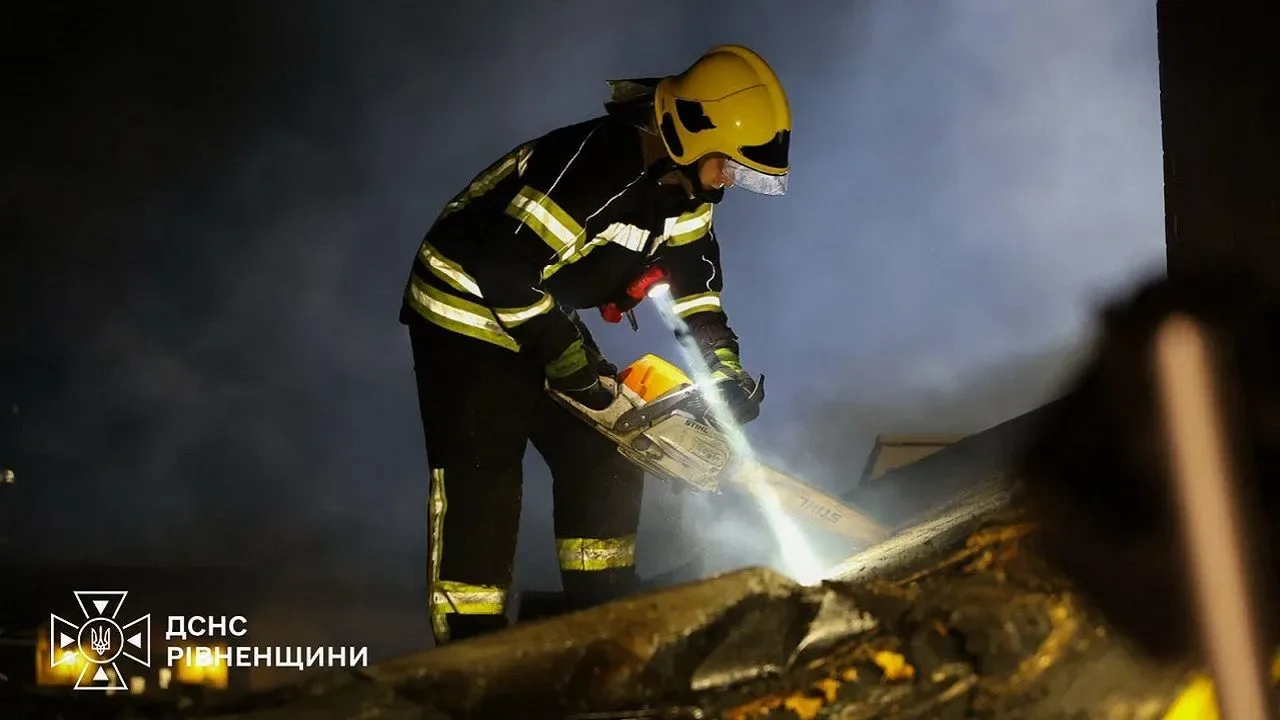 РФ атакувала Рівне: пошкоджені житлові будинки, семеро постраждалих Нічна атака на Рівне 16 жовтня 2026: наслідки