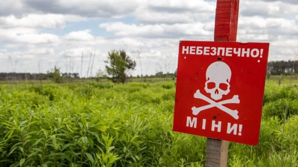 Через міни та вибухонебезпечні залишки війни з 2022 року постраждали 1739 цивільних, серед них 178 дітей 