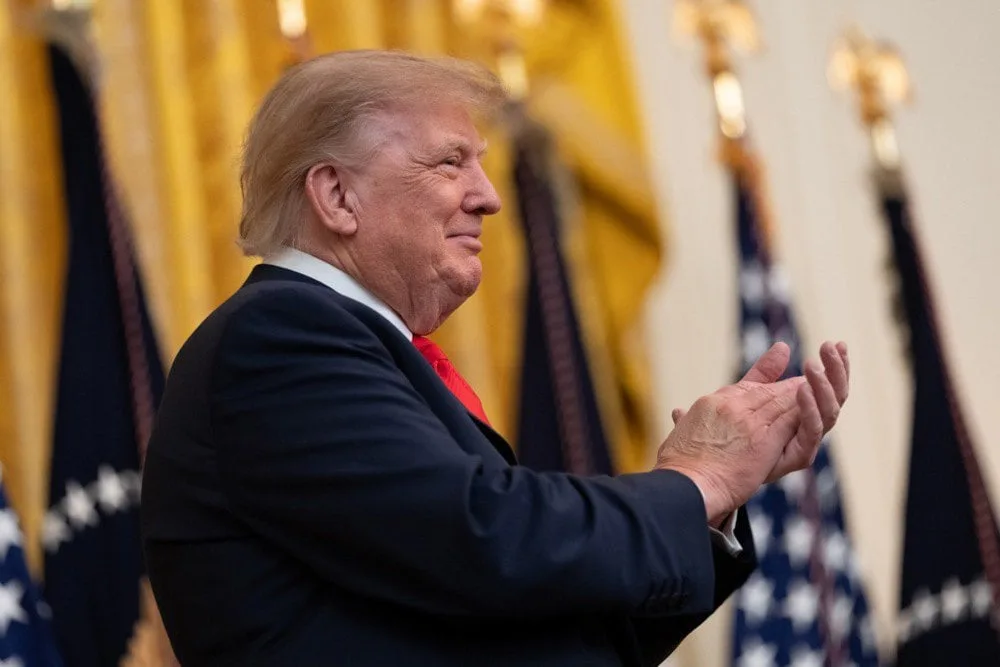 Дональд Трамп під час заходу з нагоди Дня Колумба у Білому домі, США, 9 жовтня 2026 року