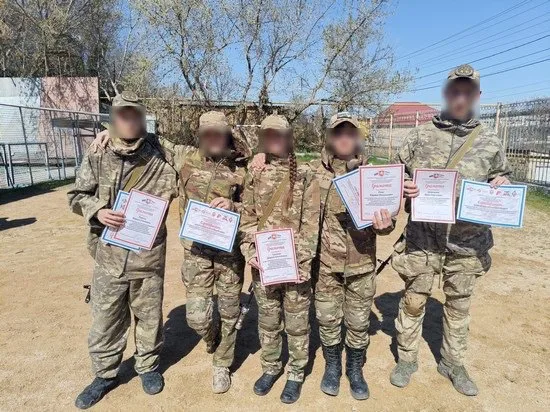 Вихованці ВПК «Південний рубіж 2305» у Школі тактичного навчання російської молоді ШТОРМ-КРИМ, 2026 рік, ТОТ АР Крим