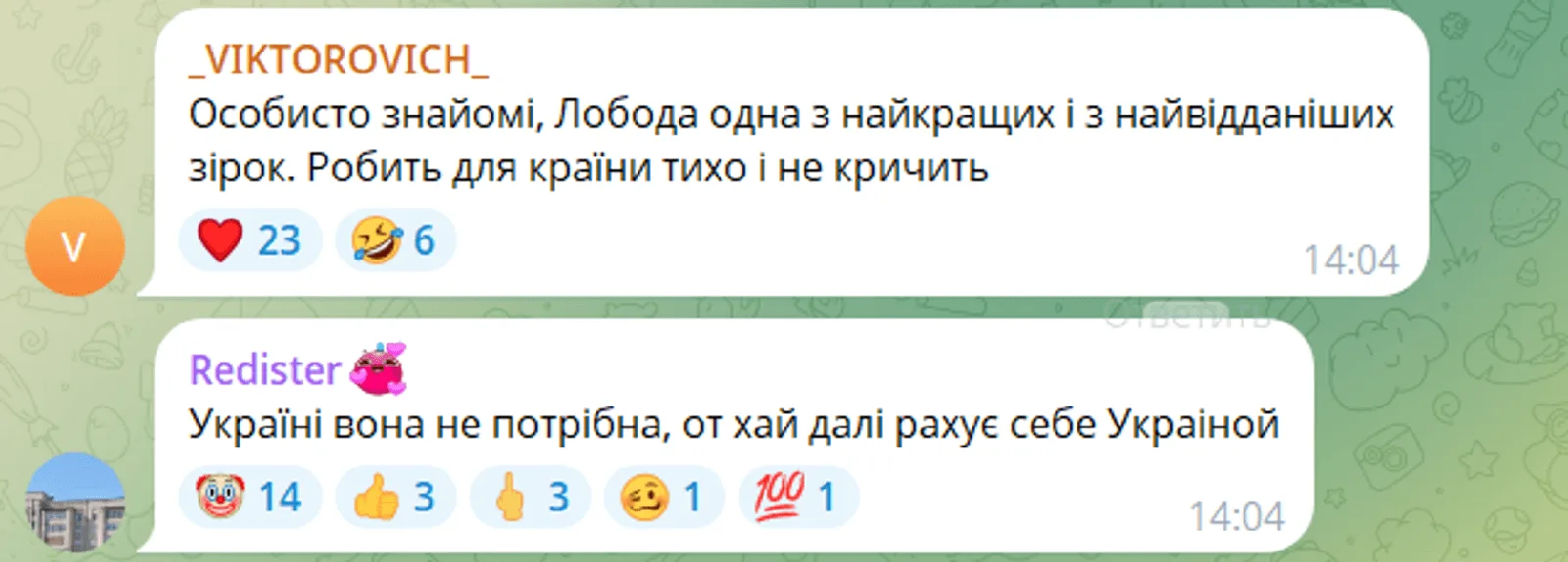 Реакция сети на заявление Лободы