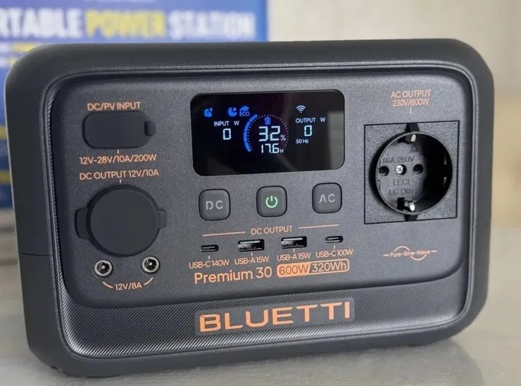 Зарядна станція Bluetti Premium 30 V2 320 Вт·год 600 Вт LiFePO4