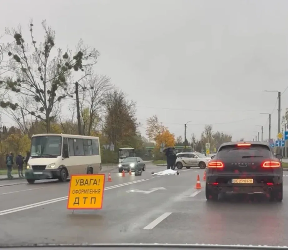 У Львові водій збив на смерть пішохода та втік з місця ДТП
