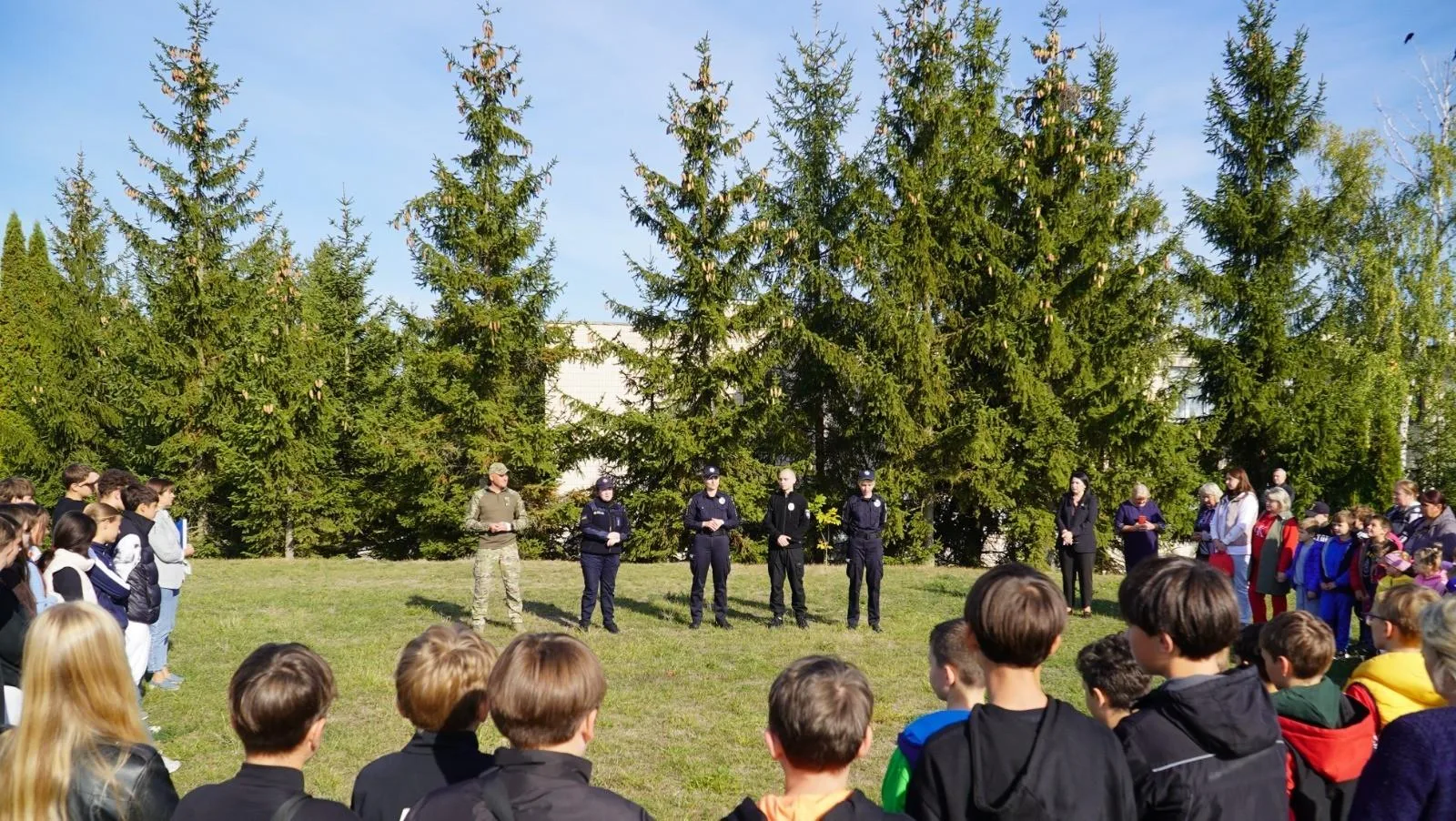 У Тернопільській гімназії відпрацювали алгоритм дій під час повітряної тривоги