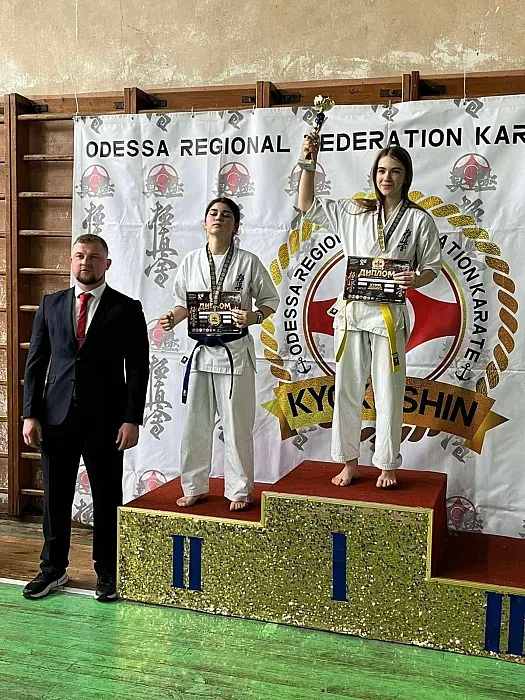 Спортсмени Миколаївщини на Відкритому кубку Одеської області з кіокушин карате