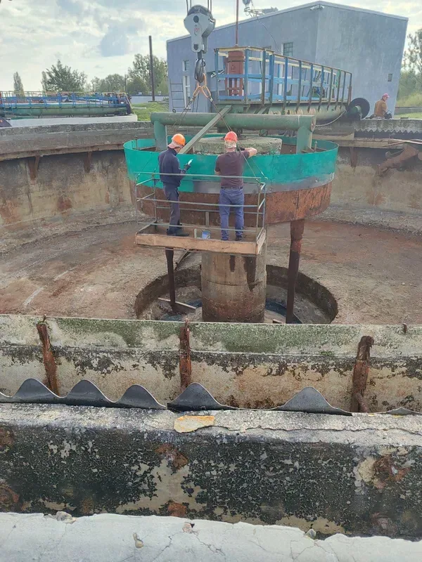 У Ковелі ремонтують очисні споруди: відновлюють відстійники та перевіряють трубопровід (фото)