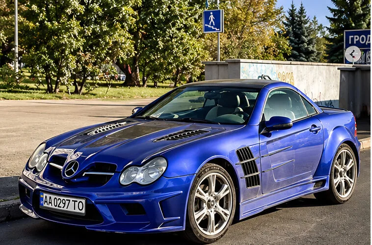Ексклюзивний Mercedes-Benz SLK R170 у Києві: рідкісний тюнінг-проєкт