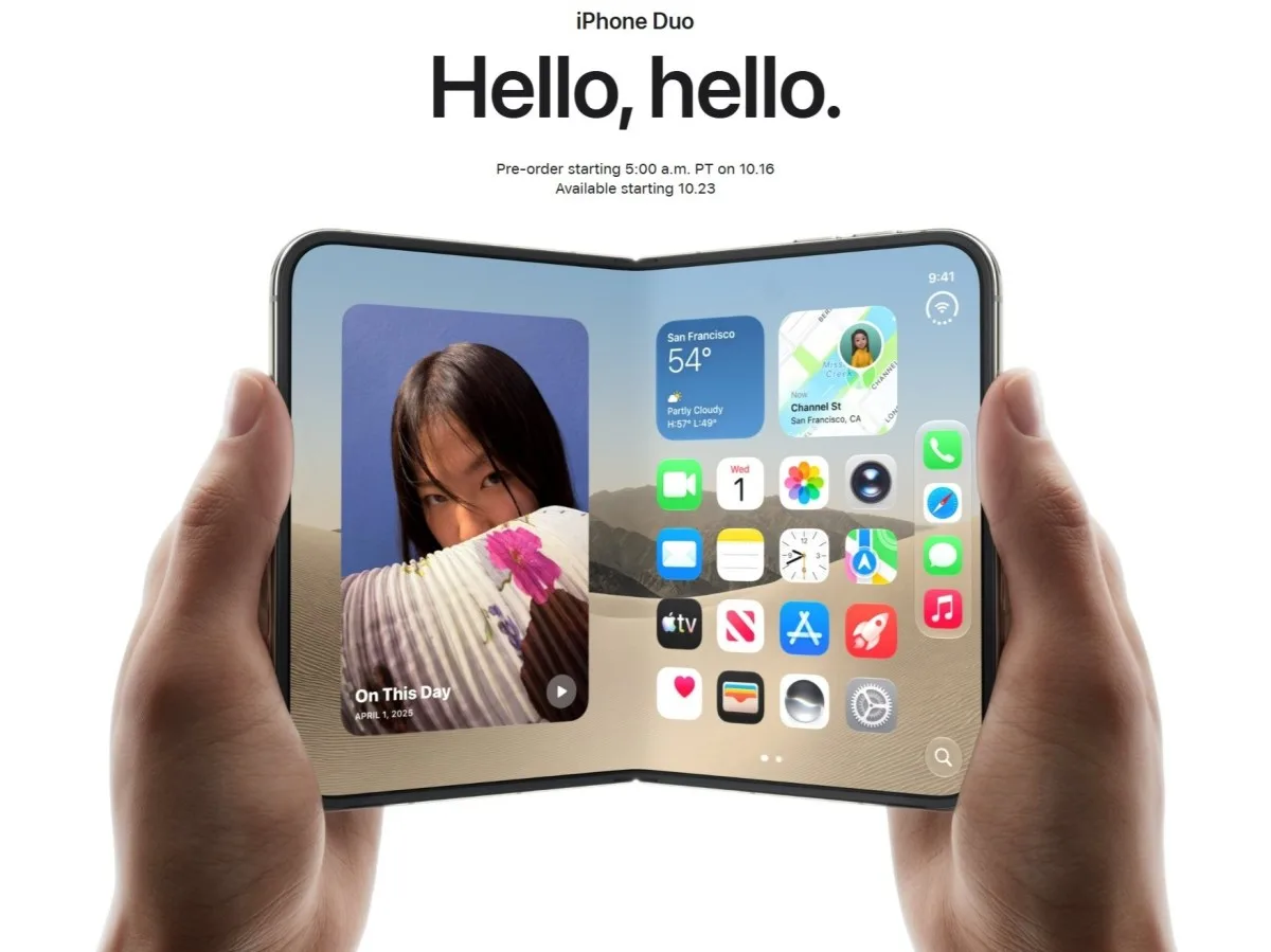 Apple відкрила передзамовлення на складаний iPhone Duo і розкрила ціну