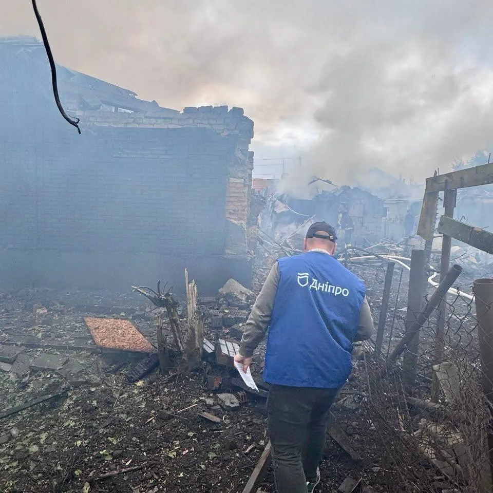 У Дніпрі внаслідок російської атаки пошкоджено 11 приватних будинків - 22.10.2026