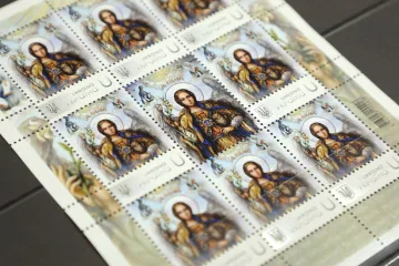 У Києві відбулося спецпогашення поштової марки із зображенням архангела Гавриїла
