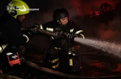 Наслідки масованої атаки російських безпілотників на Кіровоградщині
