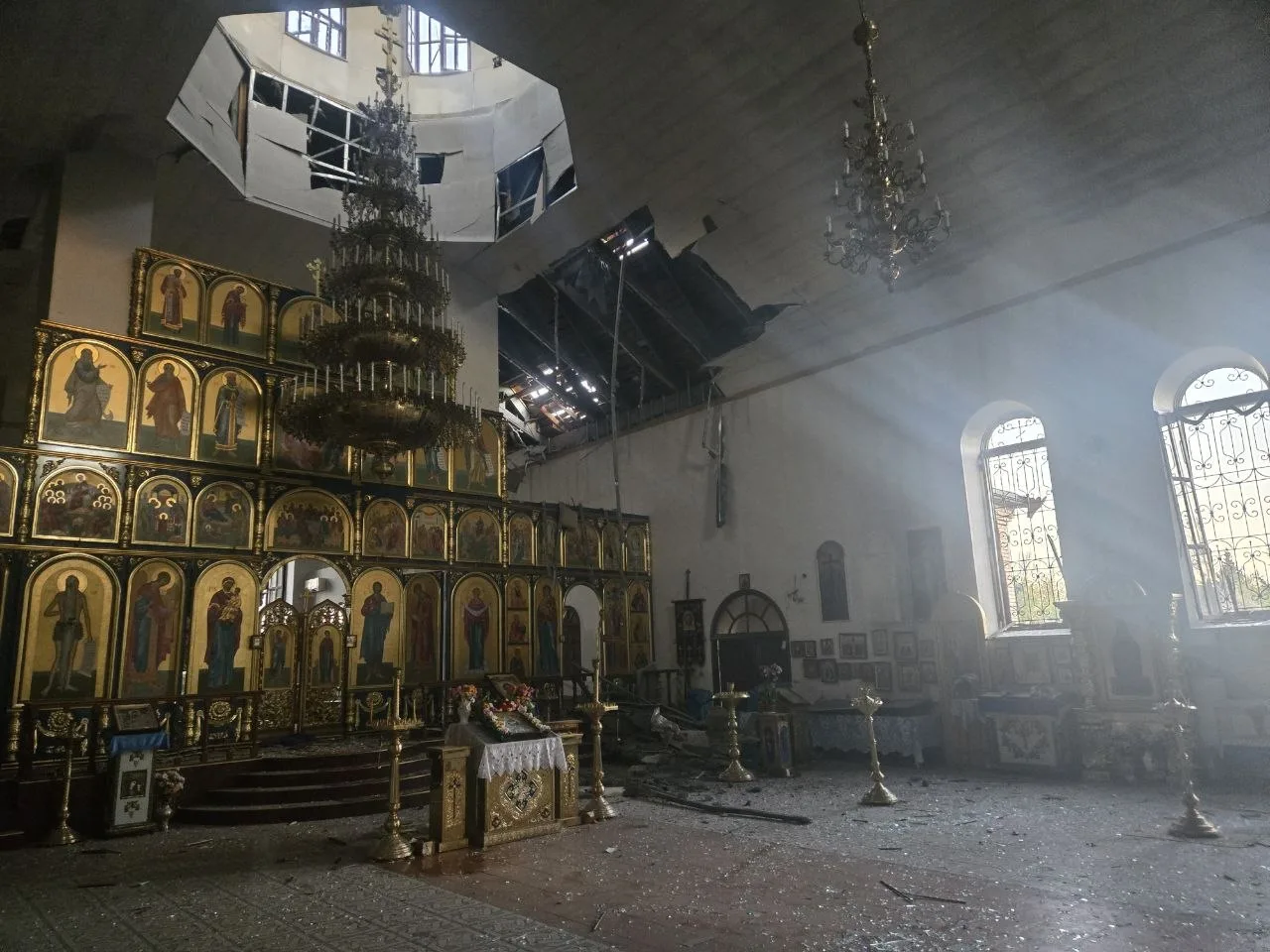 Російські обстріли пошкодили два православні храми у Краматорській громаді
