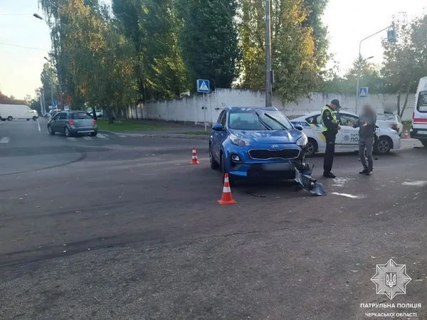 На одному із перехресть Черкас сьогодні сталася ДТП