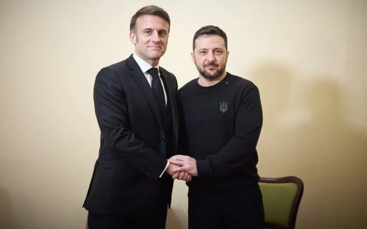 Зеленський провів зустріч з президентом Франції Емманюелем Макроном