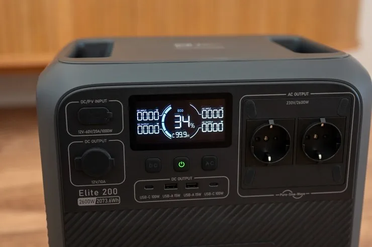 Дисплей Bluetti Elite 200 V2