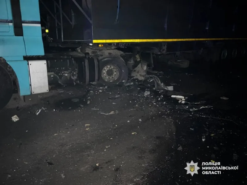 ДТП за участю кросовера Audi Q7 та вантажівки MAN у Баштанці