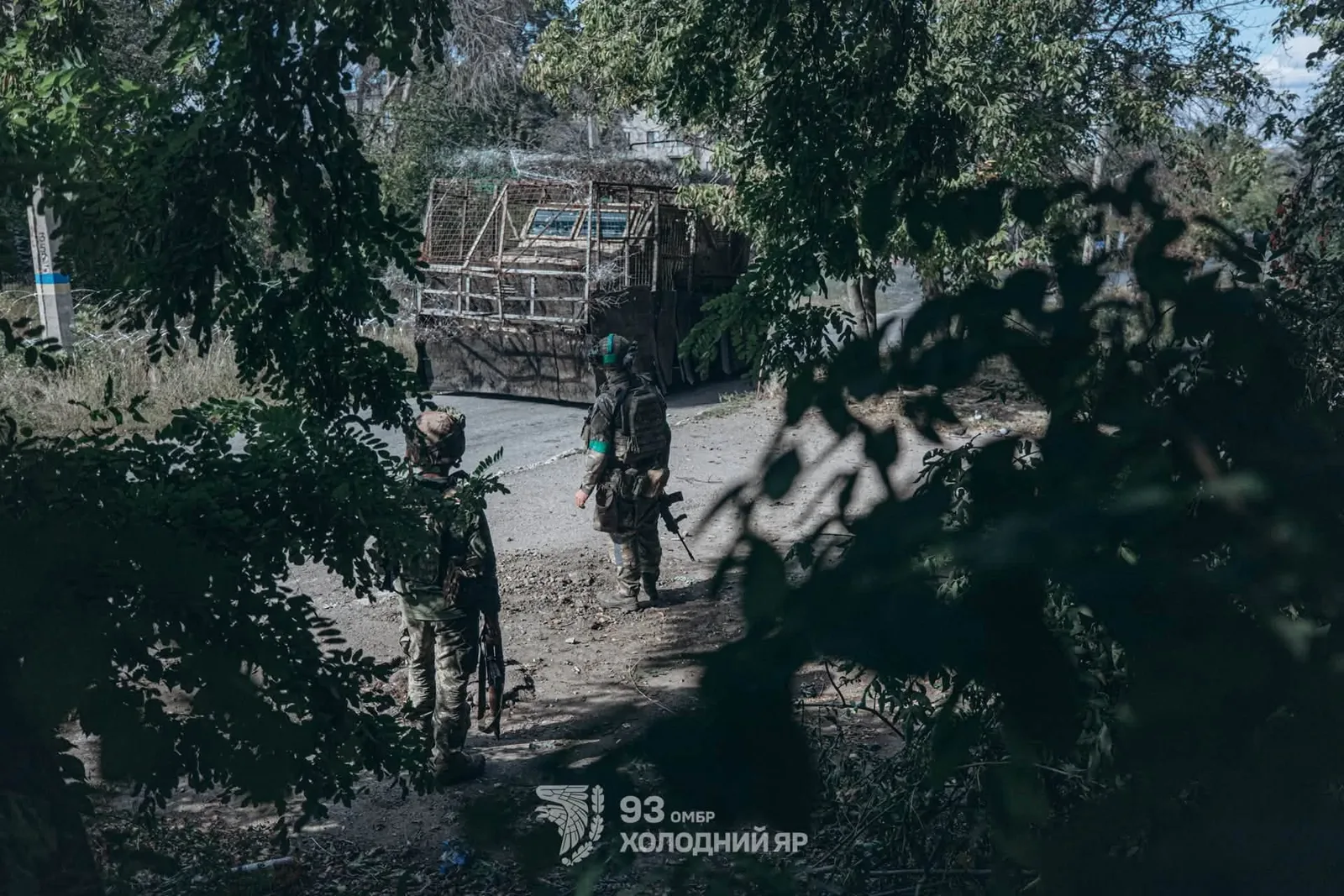 Військовий поруч з САУ Гвоздика