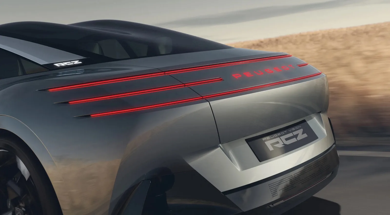 10 минут на зарядку: Peugeot показала 500-сильное купе RCZ Vision