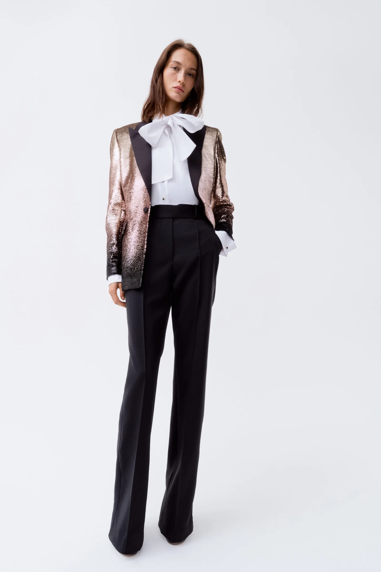 жакет з лелітками H&M x Elie Saab