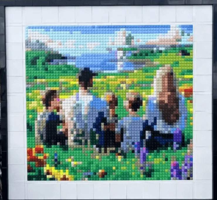 Видео свадьбы с 70 наборами Lego стало популярным в сети