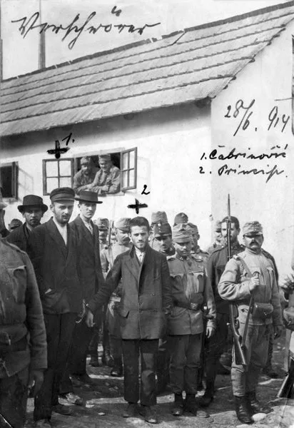 Гаврило Принцип, ретро-фото, Первая мировая война, война в Европе