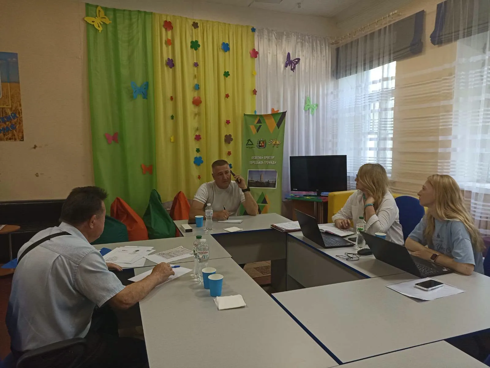 Олексій Воробйов під час прийому жителів Сіверської громади, липень 2026 року