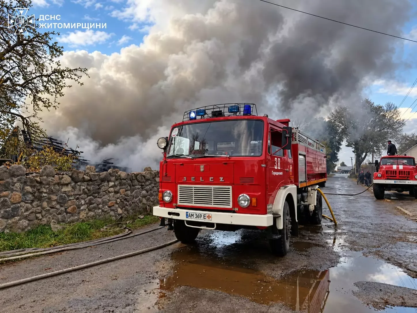 Пожежа житлових будинків у Городниці Звягельського району