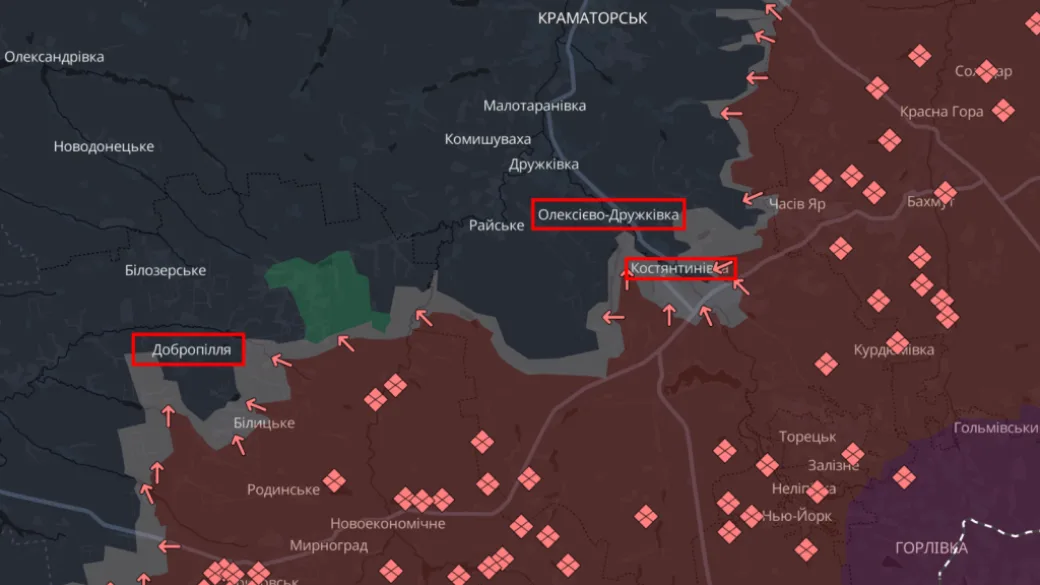 Ситуация возле Алексеево-Дружковки