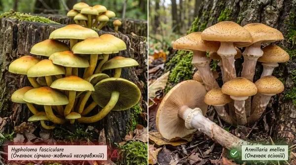 Смертельні двійники в кошику: 5 найнебезпечніших отруйних грибів та як їх розпізнати