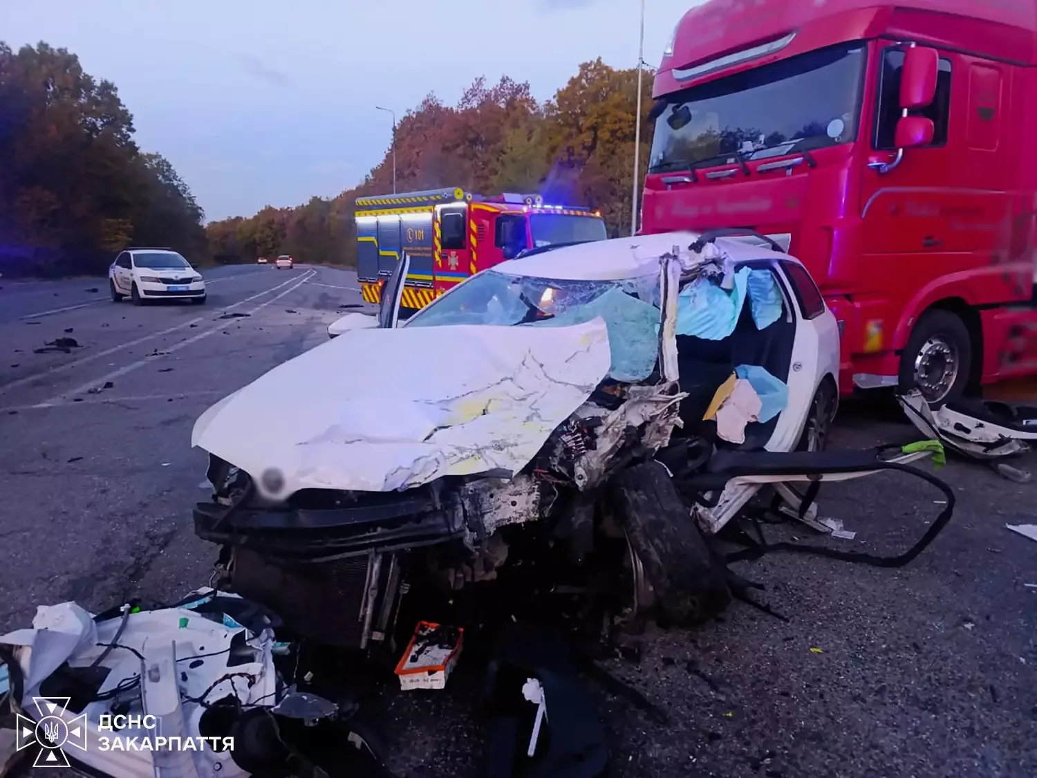 В Ужгороді внаслідок ДТП травмувався водій легкового автомобіля