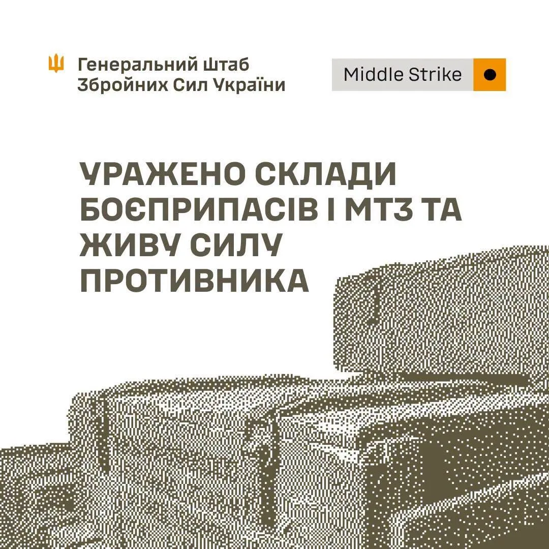 Сили оборони вдарили по складах і скупченнях військ РФ у трьох областях — Генштаб