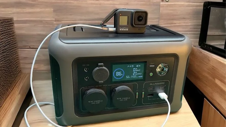 Allpowers R600 зарядная станция 600 Вт 299 втч lifepo4