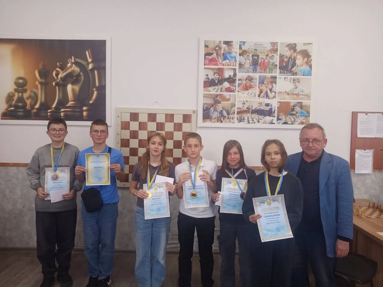 У Мукачеві визначили чемпіонів міста з шахів серед дітей до 14 років