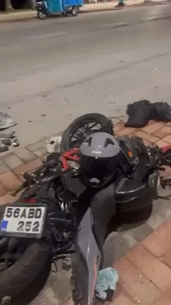 мотоцикл, разбитый в ДТП в Алании