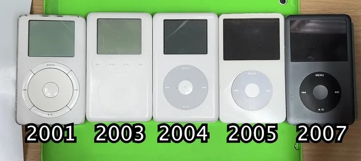 эволюция ipod история плеера iPod развитие iPod