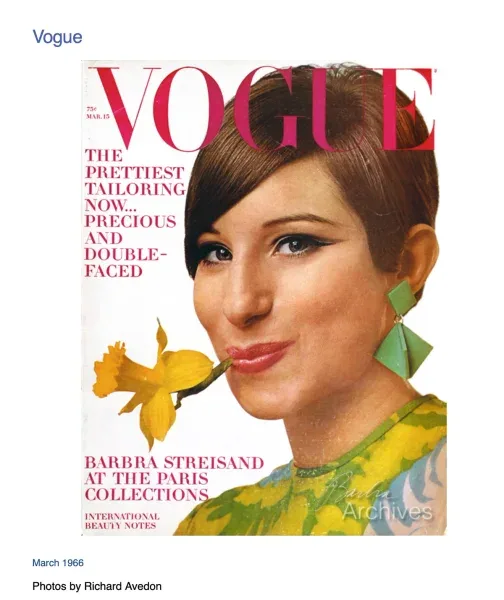 Обложка журнала Vogue с портретом Барбры Стрейзанд