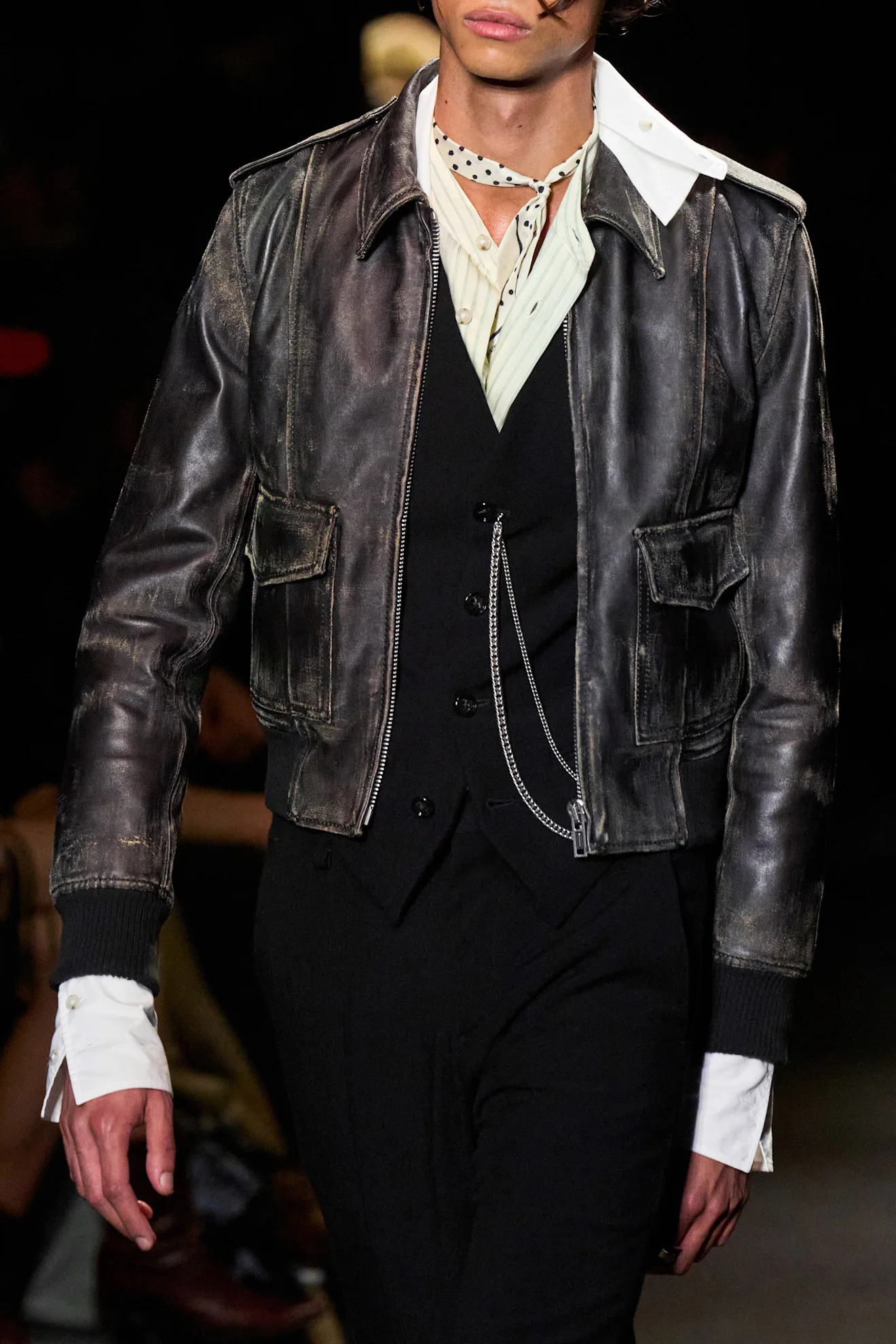 Ann Demeulemeester Весна-Літо 2027 чорний