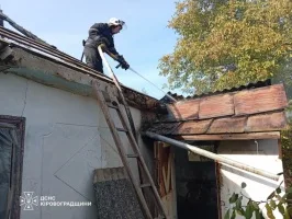 У Гайвороні під час пожежі в будинку врятовано чоловіка
