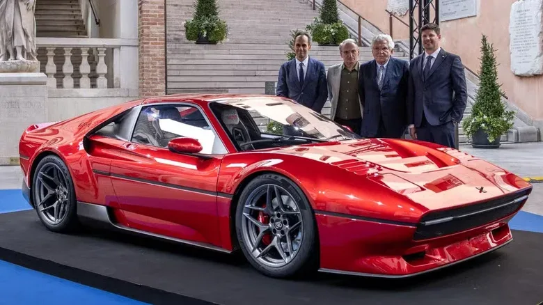 Ferrari 308 вернулась в новом облике: вес спорткара всего 950 кг, а под капотом V8 (фото)