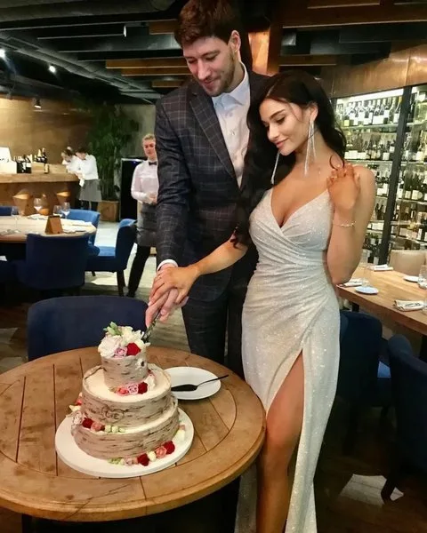 Вячеслав Кравцов и его бывшая жена Элина