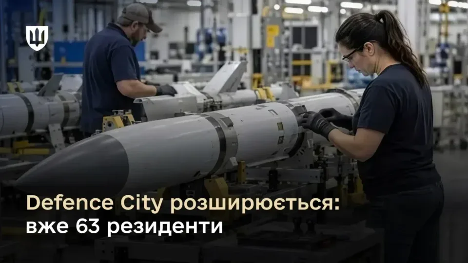 Кількість резидентів Defence City зросла до 63 оборонних підприємств