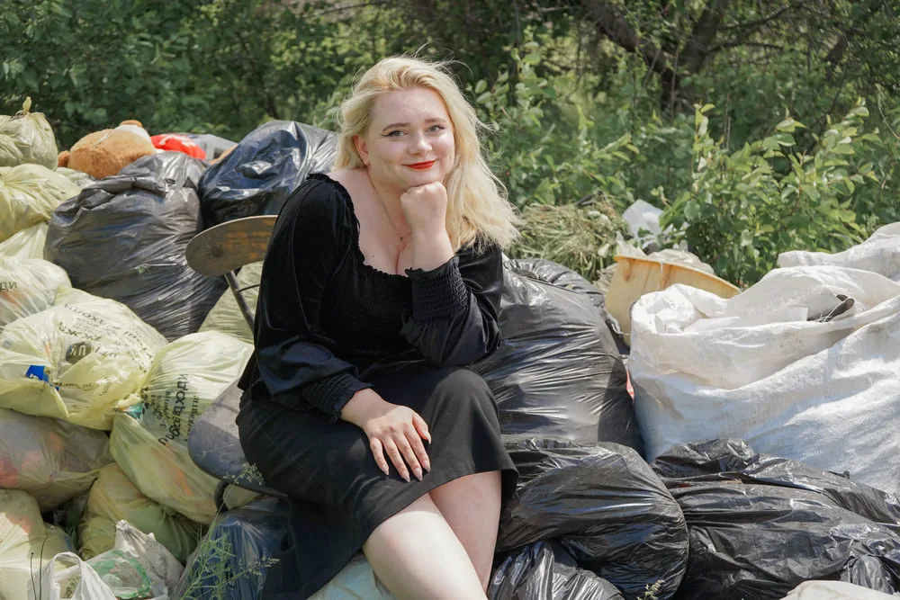 Членкиня правління Zero Waste ZP та екологиня Єлизавета Іванова.