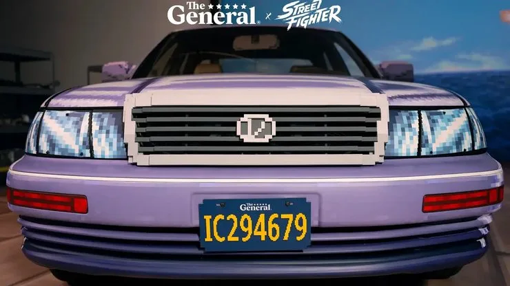 Автомобиль Lexus LS400 из Street Fighter II