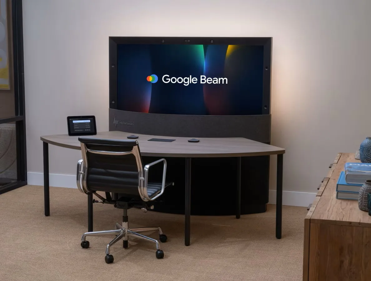 HP та Google оголосили про розширення доступності системи 3D-відеозв'язку HP Dimension з Google Beam