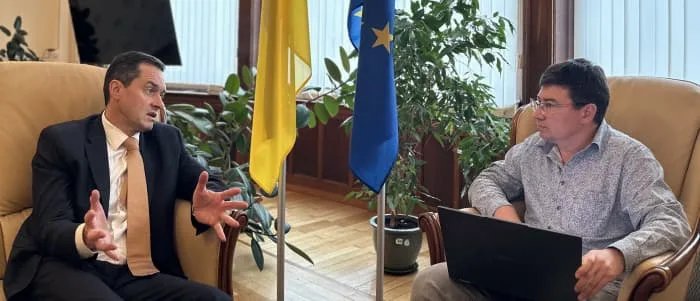 Під чаc інтерв'ю у місії України при ЄС