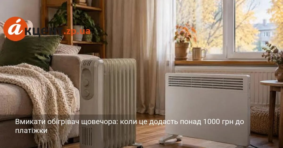 Вмикати обігрівач щовечора: коли це додасть понад 1000 грн до платіжки